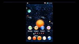 Solar System - Amazing Android Phone Theme screenshot 2