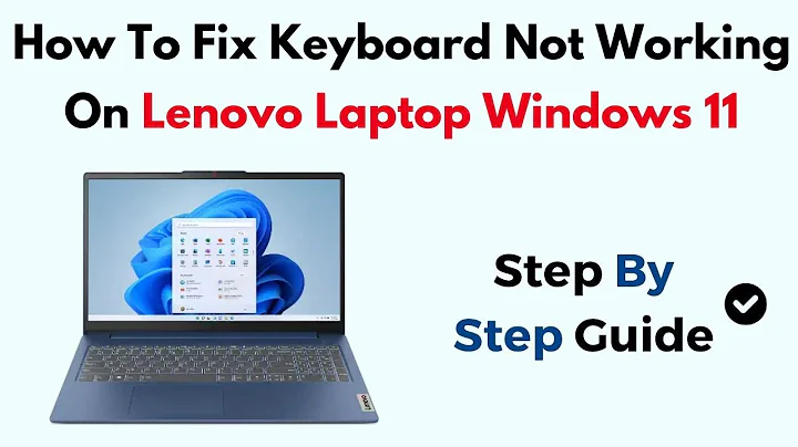 How To Fix Keyboard Not Working On Lenovo Laptop Windows 11