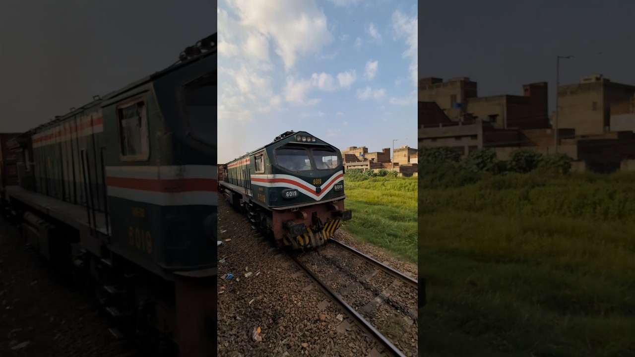 Iconic AGE-30 Locomotive in Action at Lahore Railway Station 🇵🇰 