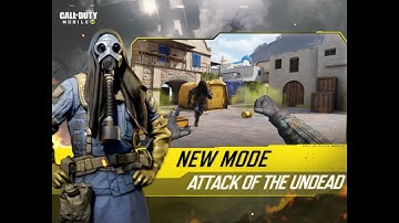 CODM NEW GAME MODE ATTACK OF THE UNDEAD(Map:Crash)