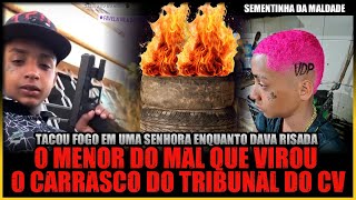 Sementinha, the terror of Minas Gerais, who at 15 was already among the members of the CV tribunal.
