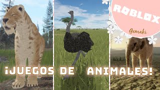 JUEGOS DE SUPERVIVENCIA ANIMAL REALISTA! EN ROBLOX!! GEMAKI