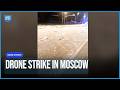 Drone Strike Damages Building In Moscow Ukraine Russia War Dawn News English 