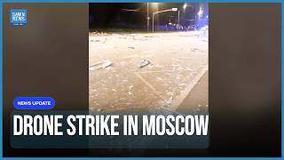 Drone Strike Damages Building In Moscow | Ukraine-Russia War | Dawn News English
