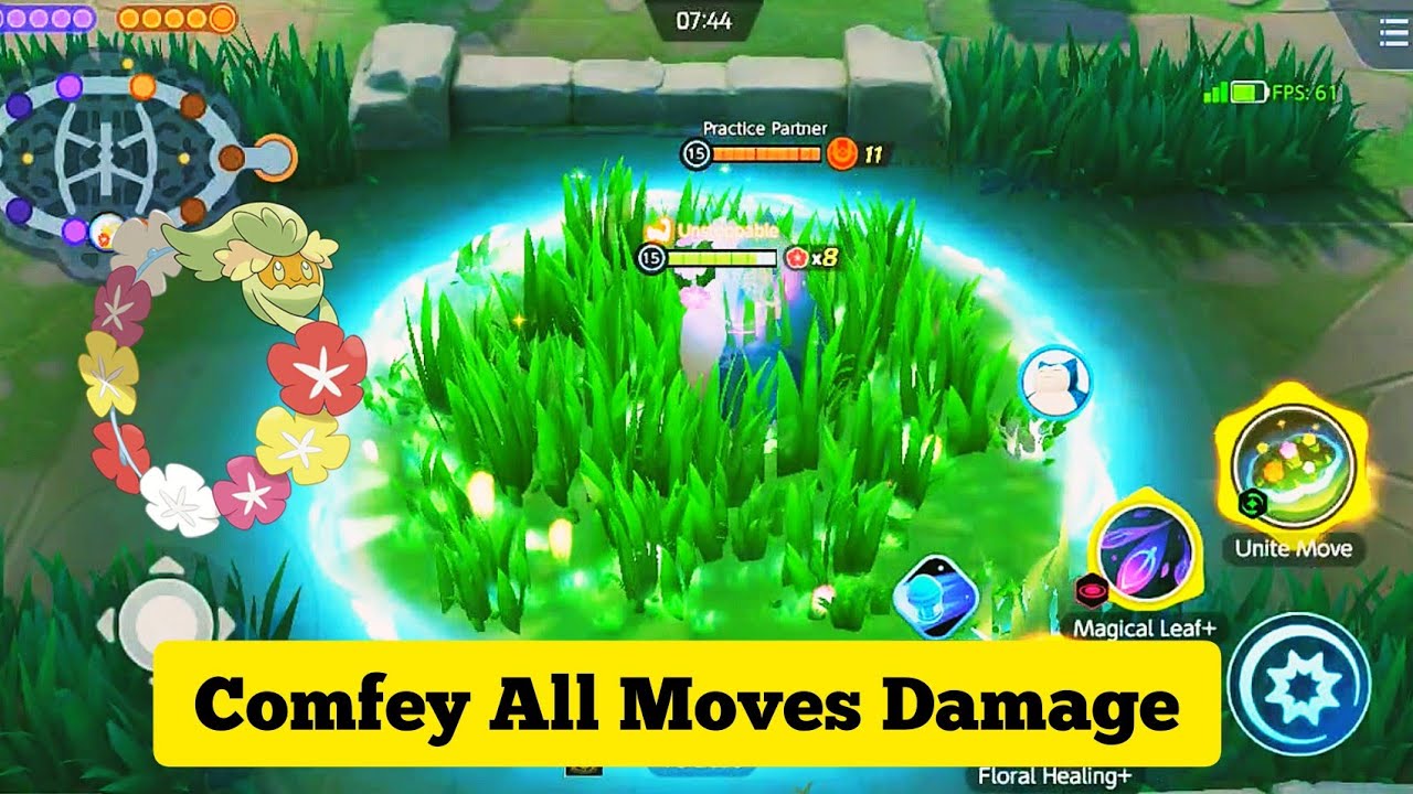 Comfey All Moves Damage & Movesets 😄