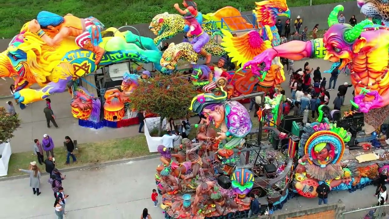 Carnaval Negros y Blancos de Pasto 2025 - Carrozas