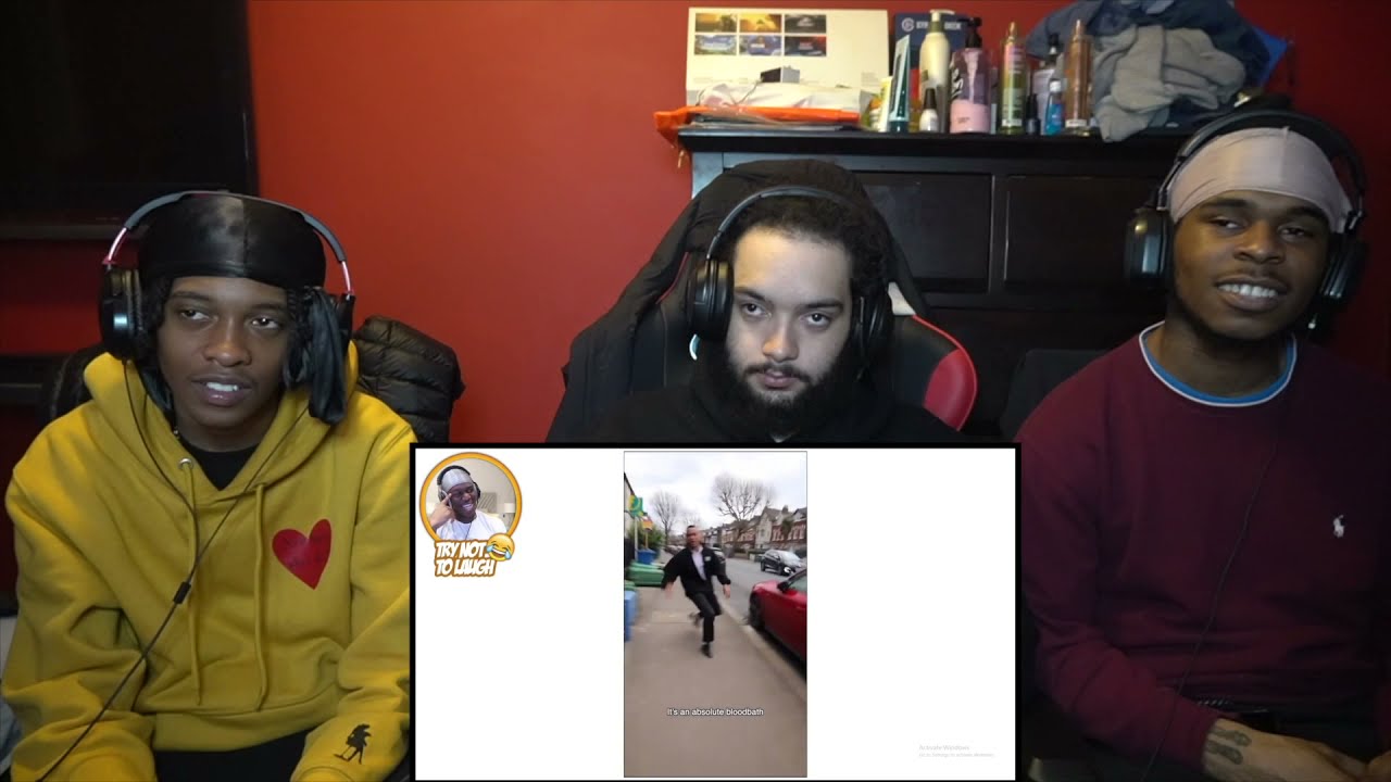 THAT GOTTA BE AN EDIT 😂💯 | AMERICANS REACT TO KSI TRY NOT TO LAUGH  (THE UNETHICAL DOG)