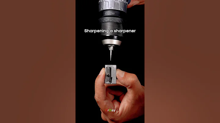 Sharpening a sharpener close-up #urday #macro #closeup #satisfying