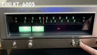 AM/FM STEREO TUNER TRIO KT 6005 - YouTube