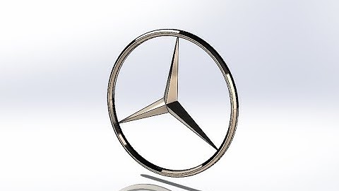 Solidworks Tutorial For Beginners____Mercedes Benz Logo