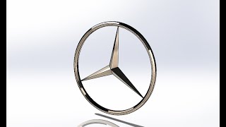 Solidworks Tutorial For Beginners____Mercedes Benz Logo