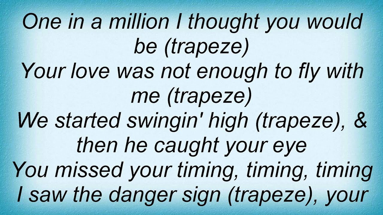 Lou Christie Trapeze Lyrics YouTube