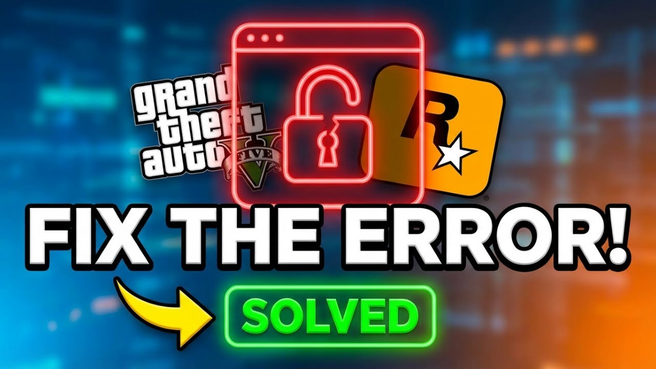 How to Fix GTA V An Error Occurred While Authenticating With Rockstar ...