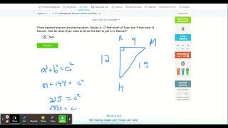 IXL - Pythagorean Theorem and its converse (Algebra 2 practice)