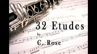 Rose – 32 Etudes - Etude 27 - Clarinet Play-Along (Free Sheet Music)