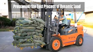 Presswood Pallet/the Test Process of Dynamic Load