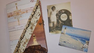 Lighthouse Journal Flip Thru using @ajewelddesign #junkjournalideas | GIFTED!