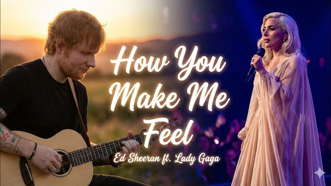 How You Make Me Feel- Edsheeran ft Lady Gaga ( 2026 Official music video) emotional love song.