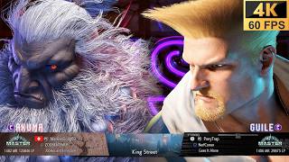 SF6 - Master Ranked Match - (Akuma 1482 MR) VS (Guile 1406 MR)