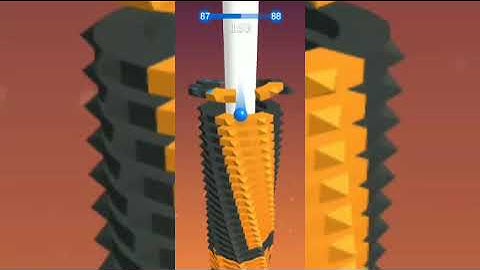 Stack Ball Level 87 | Blast Through Platforms | A4 Tech Live