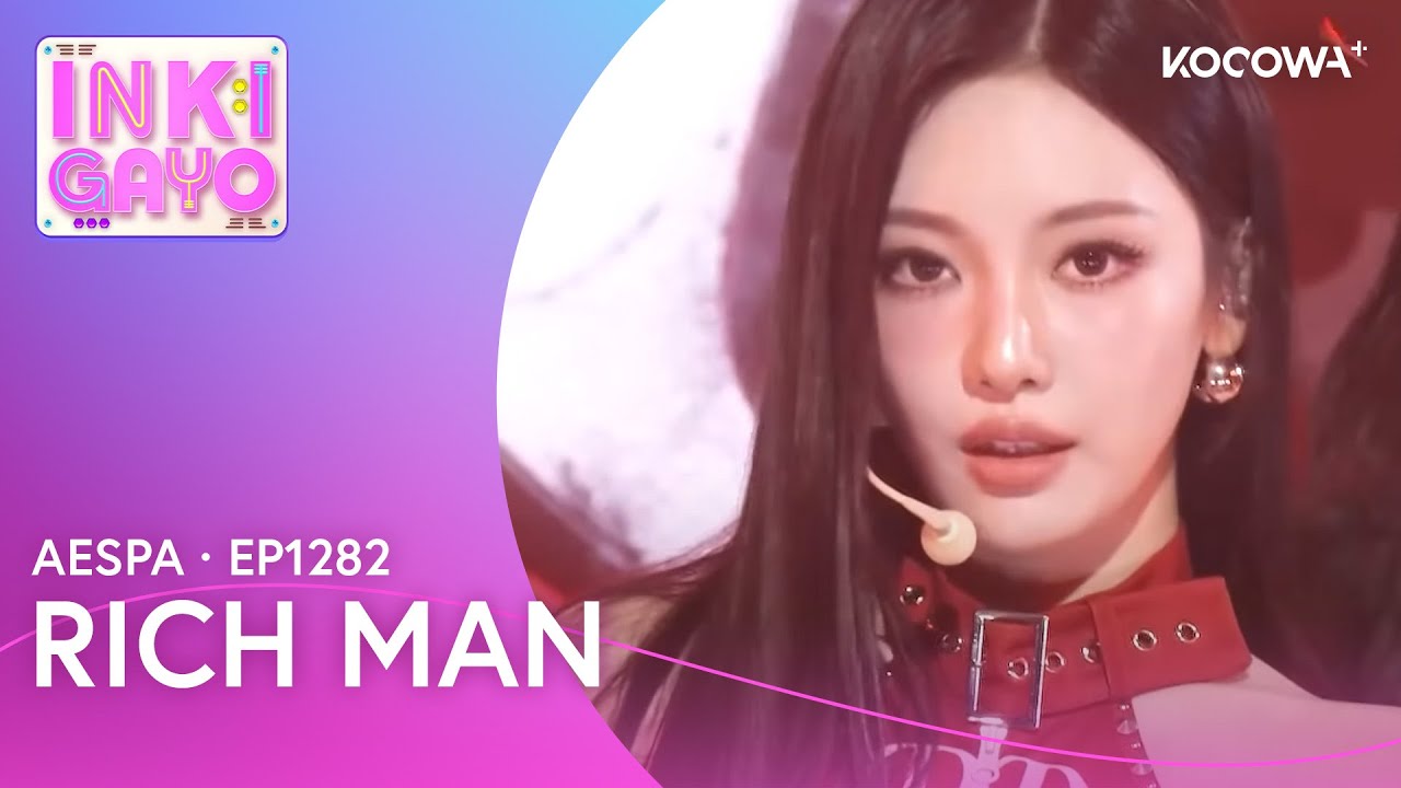 AESPA - Rich Man | Inkigayo EP1282 | KOCOWA+
