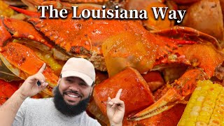 How We Boil Blue Crabs in Louisiana