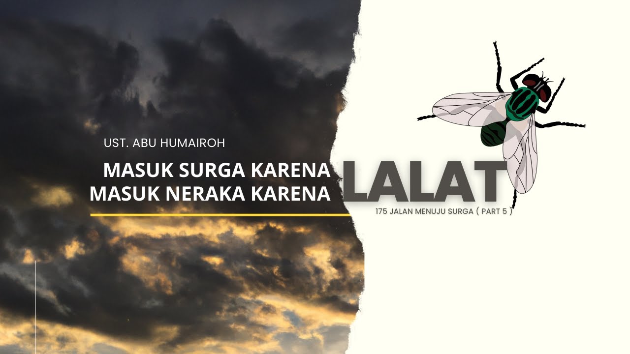 (EPS KE 5) MASUK SURGA KARENA SEEKOR LALAT, MASUK NERAKA KARENA SEEKOR LALAT | UST. ABU HUMAIROH