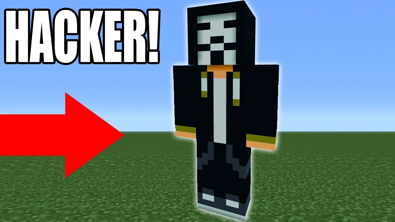 Minecraft How To Make A Hacker Statue Youtube