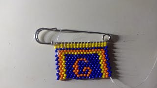 Part 1 beaded safety pin tutorial Part 1 beaded safety pin tutorial