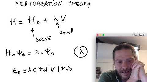 Lecture 24. Perturbation theory and its danger