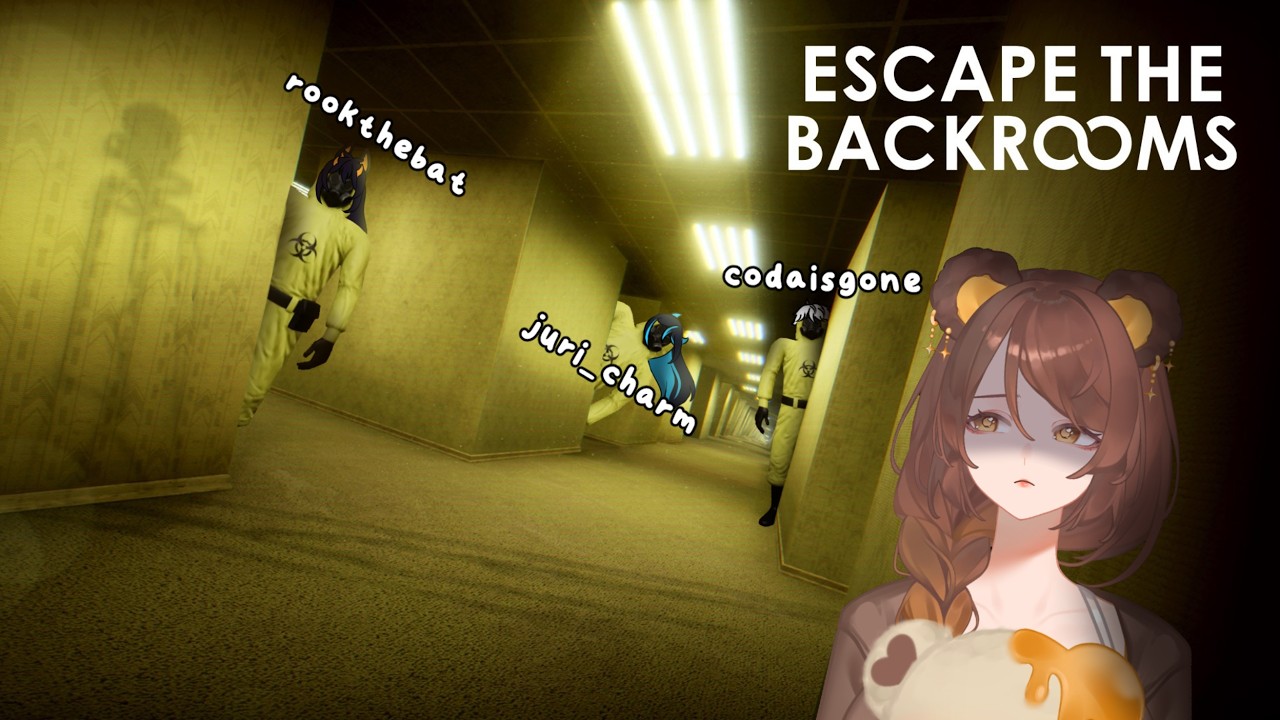 ✦ lil horror games THEN Escaping the Backrooms with JuriCharm, Rookthebat and Codaisgone ✦
