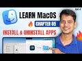 How to Install &amp; Uninstall Apps on Mac | Learn MacOS in Hindi 2025 | Chapter 05