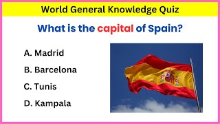 Guess The Capital City Of The Country | Part 1 | Capital City Quiz 🌍| World General Knowledge Quiz screenshot 5