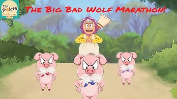 Big Bad Wolf Adventures Marathon I The 3 Little Pigs I Fairy Tales and Bedtime Stories I The Teolets