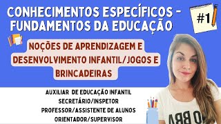 CONHECIMENTOS ESPECÍFICOS - (CONHECIMENTOS PEDAGÓGICOS ou FUNDAMENTOS DA EDUCAÇÃO) - #1