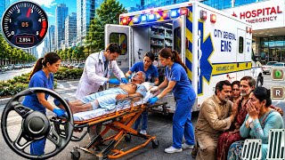 Best Ambulance City Rescue Simulator 3D - 911 US Emergency Ambulance Driving 2026 Android Gameplay screenshot 5