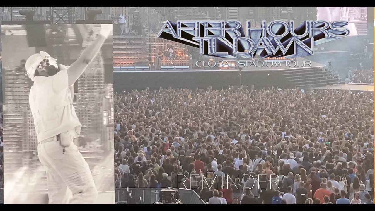 The Weeknd - Reminder | LIVE 4K @KingBaudouinStadium BRUSSELS (2023)