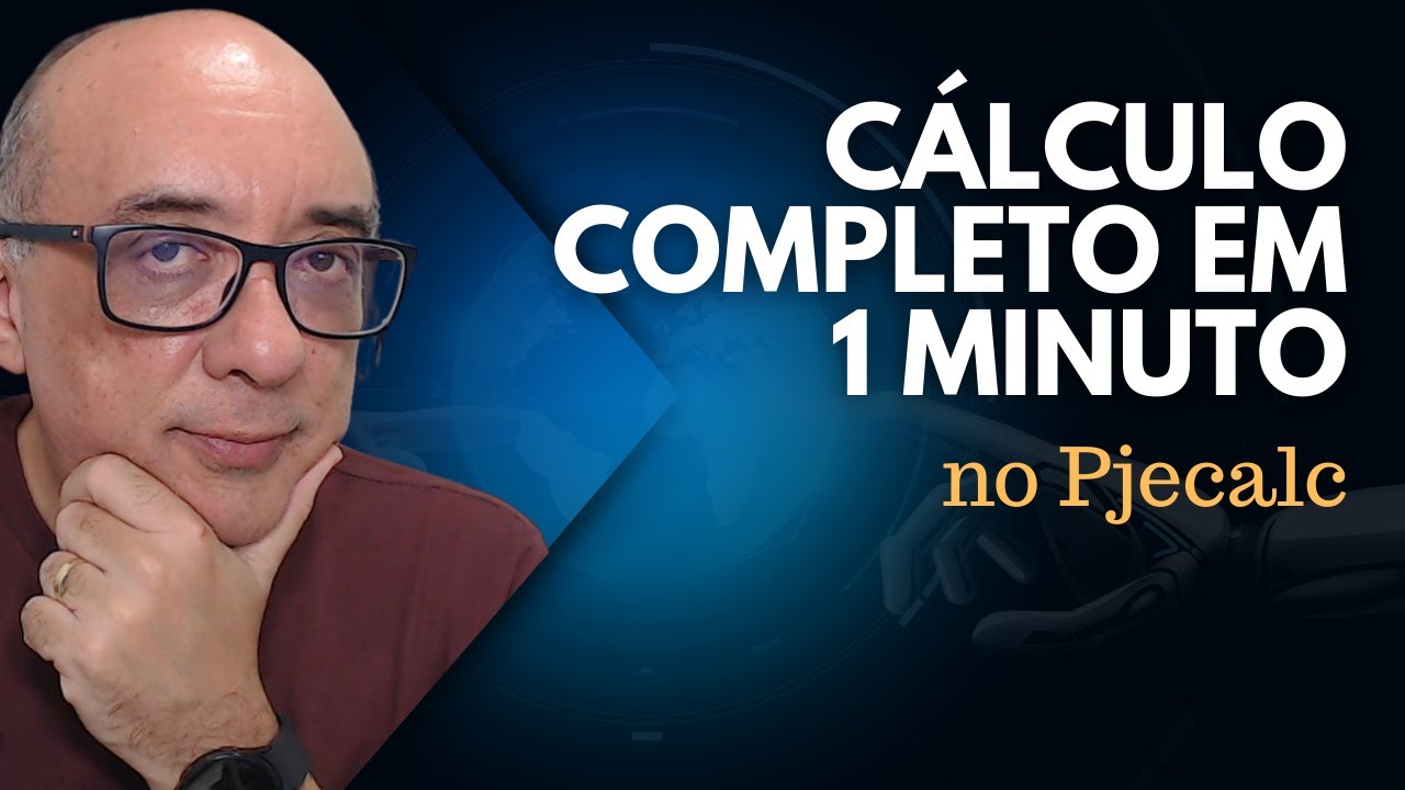 Cálculo com 1 clique em menos de 1 minuto
