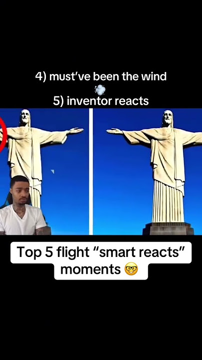 Top 5 flight “smart reacts” moments 🤓 🤓 #funny #flightreacts #smart #smallyoutuber