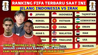 LAWAN IRAK INDONESIA PANEN POIN! RANKING FIFA TERBARU TIMNAS INDONESIA KUALIFIKASI PIALA DUNIA 2026