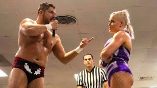 Taya Valkyrie Vs Ethan Page In An Intergender Singles Wrestling Match