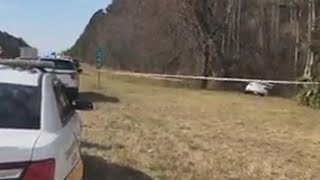 JSO cruiser crashes into woods off I-10 near Chaffee Road JSO cruiser crashes into woods off I-10 near Chaffee Road