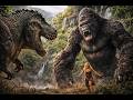Kong vs T-Rex Fight – The King Defends His Queen
