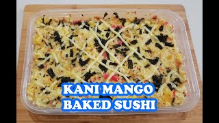 Kani Mango Baked Sushi/ Quick and Easy Baked Sushi/ Baked Sushi in a Microwave