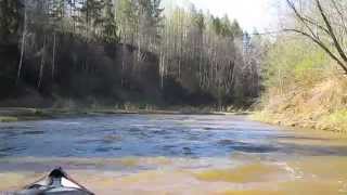 Сплав по реке Быстрица 9 мая 2015. River rafting