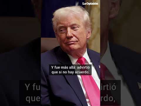Video Donald Trump amenaza a Europa con aranceles para forzar un acuerdo sobre Groenlandia / La Opinión