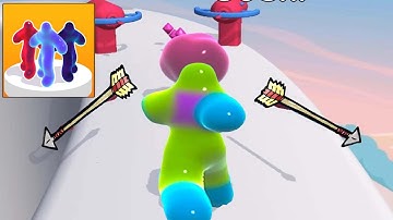 BLOB RUNNER 3D🌈🏁 - All Levels Walkthrough Level 15 to 17 Android/iOS Part 5 Gameplay!