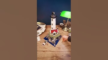Motorized Lighthouse Build with LEGO® Bricks | LEGO® Ideas #Shorts