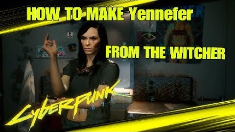 How To Make Yennefer From The Witcher In Cyberpunk2077 #Witcher #Yennefer #Cyberpunk2077
