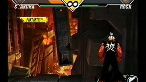 Capcom vs. SNK 2 - Shin Akuma vs  Rock Howard